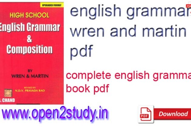 best wren and martin english grammar pdf
